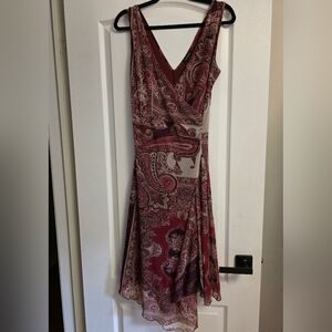 Le Chateau | Women's |  Paisley Dress | Red | Large